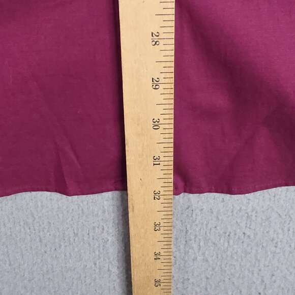 Banana Republic Shirt Mens Size Large Burgundy Stretch Slim Fit Button Down NWT - Picture 7 of 12